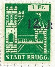 Stamp, Brugg, Switzerland,  