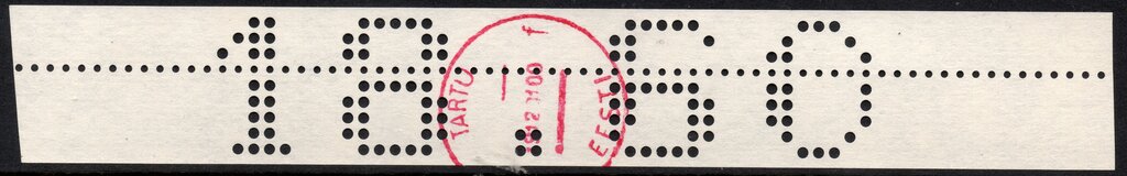 Tartu Perforated Numeral