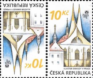 Tete-Beche, PRAGA 2008: Emaus Monastery in Prague, Czech Republic,  , Architecture, UNESCO World Heritage Sites