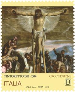 Stamp, 400th Anniversary of the Birth of Tintoretto, Italy,  , Anniversaries and Jubilees, Art