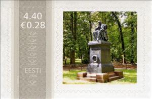 Stamp, K. E. von Baer, Personalized and Private Mail Stamps,  , Monuments