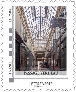Stamp, Passage Verdeau, France,  , Architecture