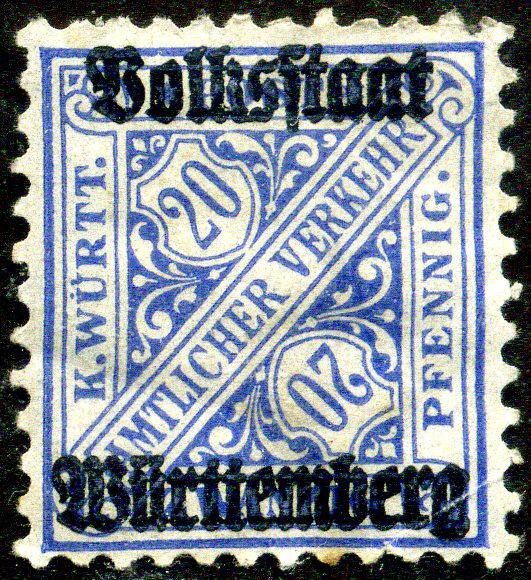 Overprint Volksstaat