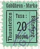 Stamp, Butzberg, Switzerland,  