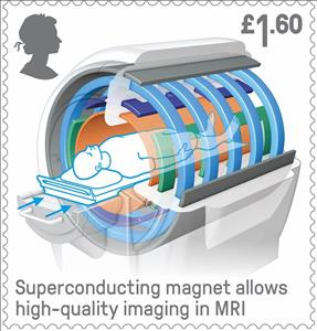 Stamp, Superconducting Magnet, United Kingdom of Great Britain & Northern Ireland,  , Engineers, Inventions, Medical Science