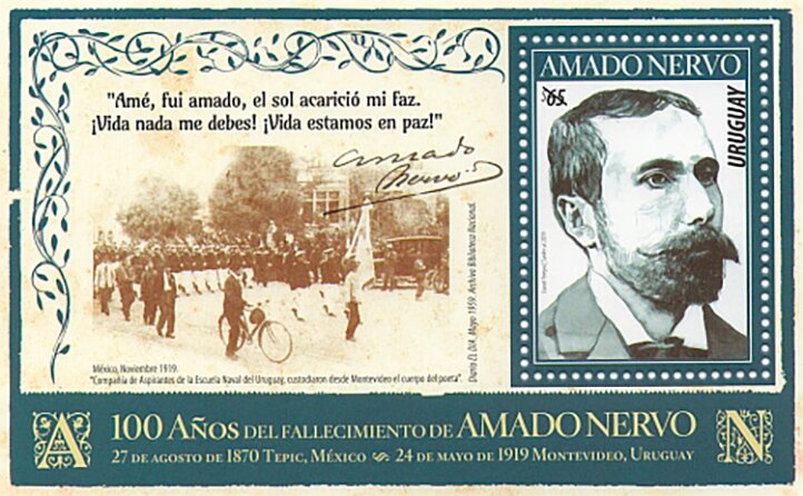 Centenary of death of Amado Nervo, Mexican Poet & Diplomat