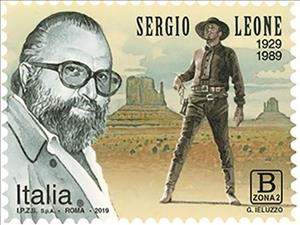 Stamp, Sergio Leone, Italian Film Director, Italy,  , Directors, Famous People, film