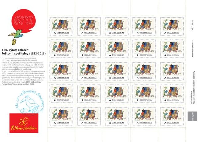 130. výročí založení Poštovní spořitelny (1883-2013)