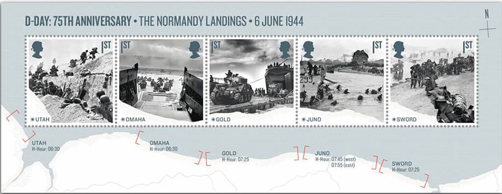 The Landing Beaches of D-Day