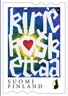 Stamp, Modern Calligraphy : The Letter Touches, Finland,  , Art