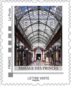 Stamp, Passage des Princes, France,  , Architecture