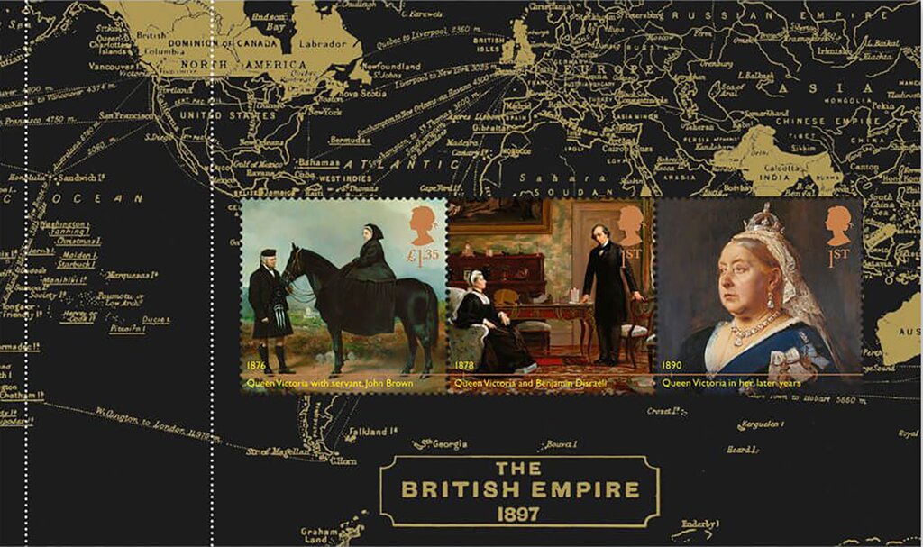 Map Of British Empire in 1897