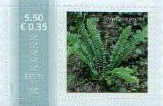 Stamp, Odajas astelsõnajalg, Personalized and Private Mail Stamps,  , Ferns, Plants (Flora)