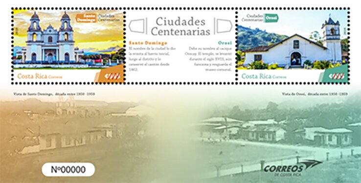 Centennials of Cities of Santo Domingo and Orosi