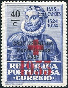 Stamp, For the Red Cross, Portugal,  , Authors, Famous People, Literary People (Poets and Writers), Red Cross and Red Crescent
