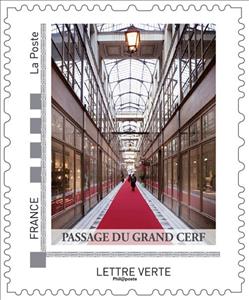 Stamp, Passage du Grand-Cerf, France,  , Architecture