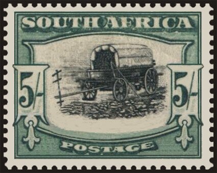 Ox-wagon outspanned