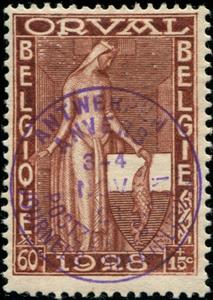 Stamp, Journées philatéliques d'Anvers, Belgium,  