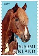 Stamp, Horse, Finland,  , Animals (Fauna), Horses, Mammals