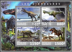 Mini Sheet, Dinosaurs, Cinderellas,  , Dinosaurs, Prehistorical Animals