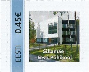 Stamp, Sillamäe Eesti Põhikool, Personalized and Private Mail Stamps,  