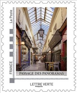 Stamp, Passage des Panoramas, France,  , Architecture