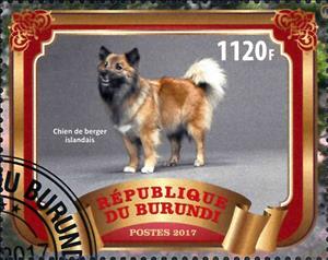 Stamp, Chien de berger islandais, Cinderellas,  , Animals (Fauna), Dogs, Mammals
