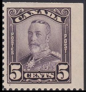 Stamp, King George V, Canada,  , Famous People, Heads of State, Kings, Men, Royalty