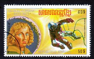 Stamp, Sortie dans l'espace, Cambodia,  , Expeditions
