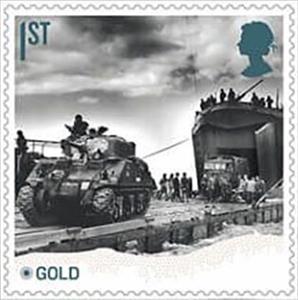 Stamp, Gold Beach Landings (Self Adhesive), United Kingdom of Great Britain & Northern Ireland,  , Military Forces, Second World War