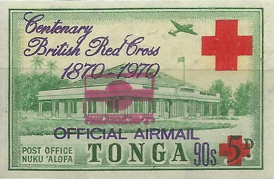 Post Office Nukuʻalofa, Centenary British Red Cross