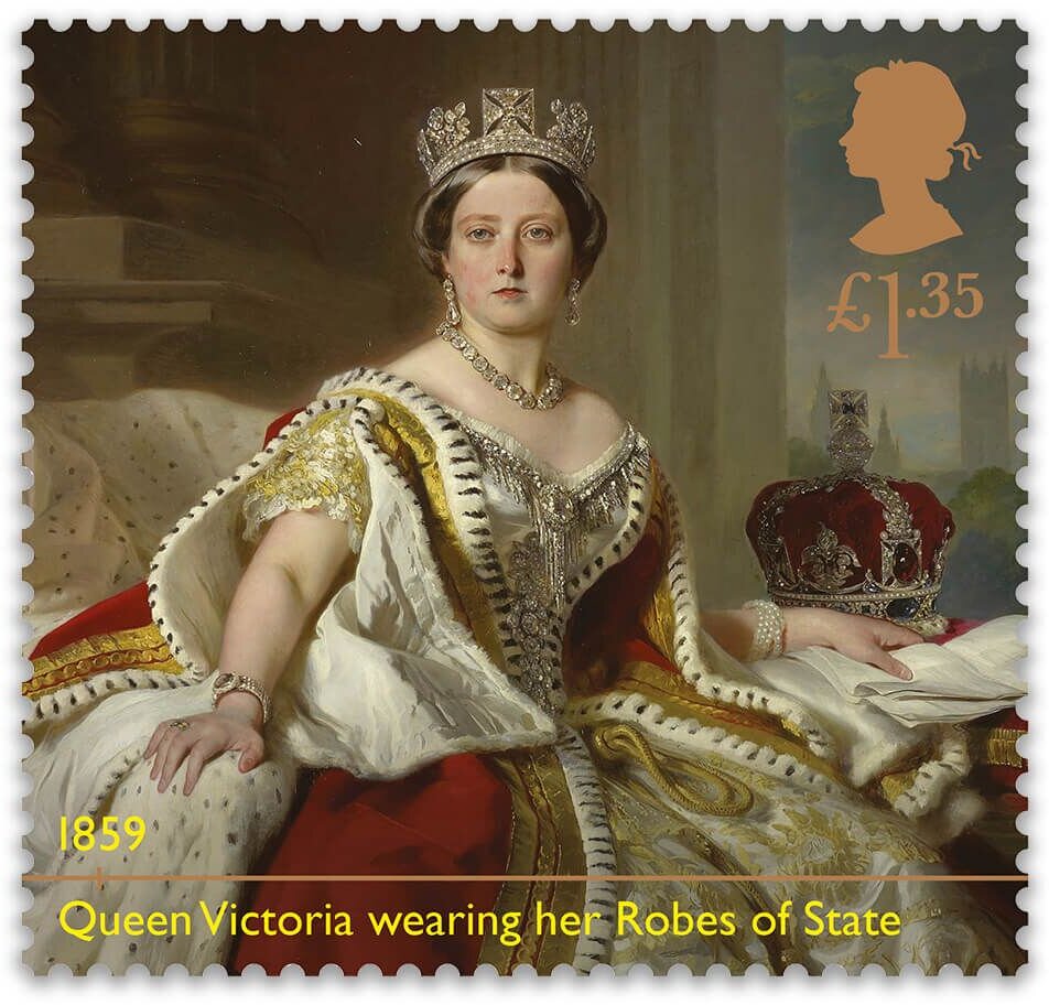 Queen Victoria in Robes of State