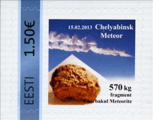 Stamp, Chelyabinsk Meteor, Personalized and Private Mail Stamps,  , Outer Space