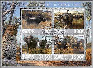 Mini Sheet, Fauna Africa, Cinderellas,  , Animals (Fauna)