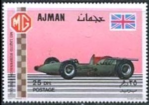 Stamp, United Kingdom, Ajman,  , Motor Racing