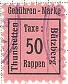 Stamp, Butzberg, Switzerland,  
