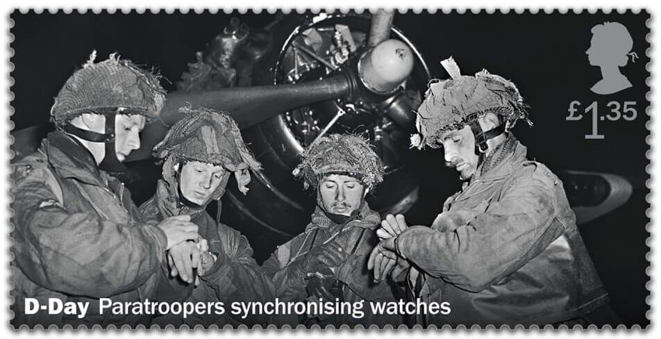 Paratroopers Synchronizing Watches