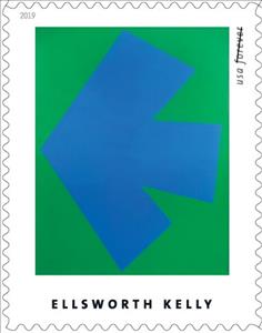 Stamp, Blue Green, United States of America,  , Art
