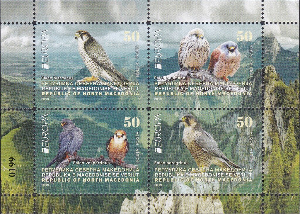 Europa 2019 - National Birds (Booklet Pane)