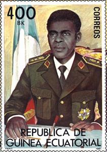 Stamp, President Teodoro Obiang Nguema, Equatorial Guinea,  , Heads of State