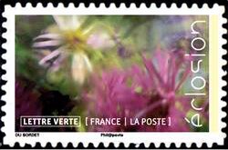 Stamp, Flowers In Bloom, France,  , Flowers, Plants (Flora)