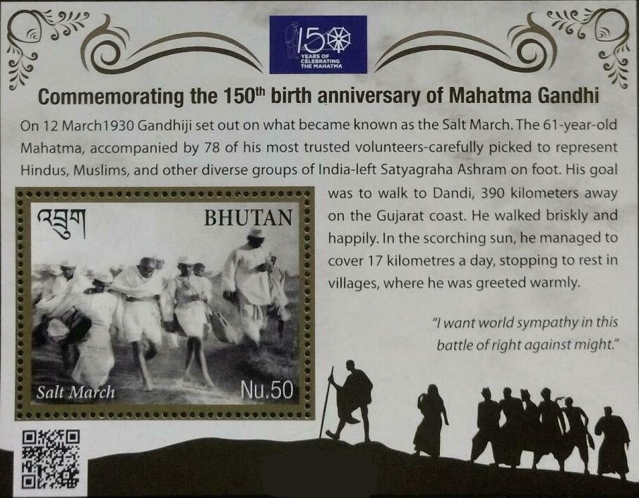 150th Anniversary of Birth of Mahatma Gandhi