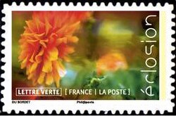 Stamp, Flowers In Bloom, France,  , Flowers, Plants (Flora)