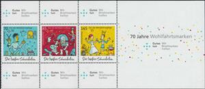 Booklet Pane, "The Brave Little Tailor", Germany, Federal Republic,  , Fairy Tales, Weddings