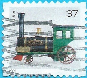 Stamp, Toy Locomotive, United States of America,  , Locomotives, Railways, Toys