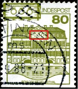 Stamp, Wilhelmsthal Castle, Germany, Federal Republic,  , Buildings, Castles, Fortresses / Strongholds, Palaces