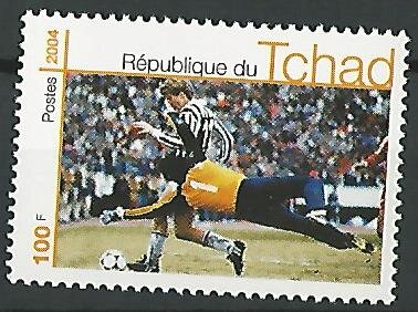 Stamp, Scene from Football Match, Cinderellas,  , Football (Soccer), Sports