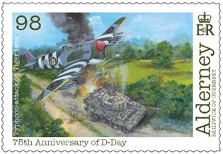 Typhoon attacking Tiger Tank