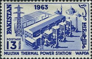 Stamp, Thermal Power Station, Pakistan,  