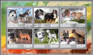 Mini Sheet, Dogs, Cinderellas,  , Animals (Fauna), Dogs, Mammals